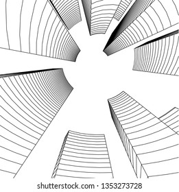 abstract 3d architecture