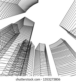 abstract 3d architecture