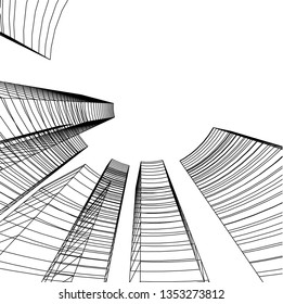 abstract 3d architecture