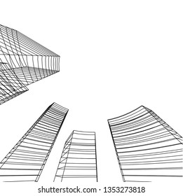 abstract 3d architecture