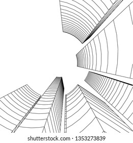 abstract 3d architecture
