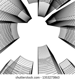 abstract 3d architecture