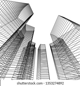 abstract 3d architecture