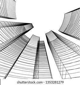abstract 3d architecture