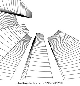 abstract 3d architecture