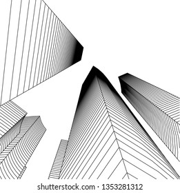 abstract 3d architecture