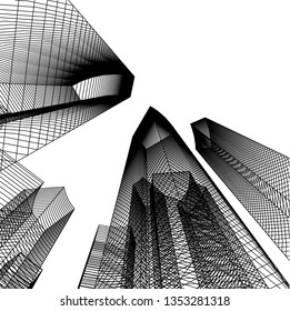 abstract 3d architecture