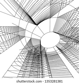 abstract 3d architecture