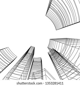 abstract 3d architecture