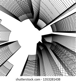 abstract 3d architecture