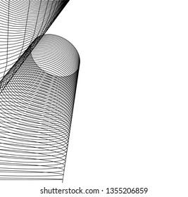 abstract 3d architecture