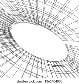 abstract 3d architecture