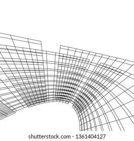 abstract 3d architecture