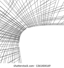 abstract 3d architecture