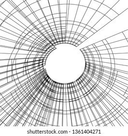 abstract 3d architecture