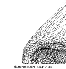 abstract 3d architecture