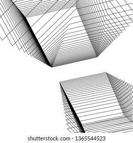 abstract 3d architecture