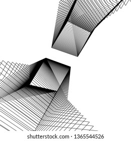 abstract 3d architecture