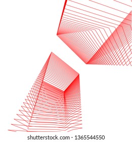 abstract 3d architecture