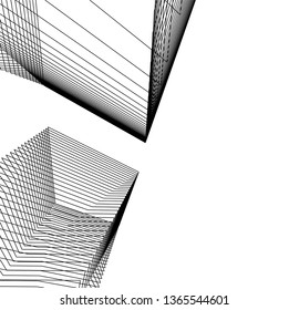 abstract 3d architecture