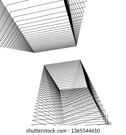 abstract 3d architecture