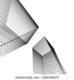 abstract 3d architecture