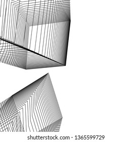 abstract 3d architecture