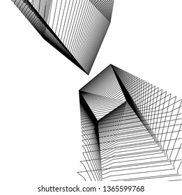 abstract 3d architecture