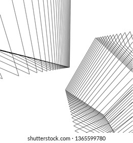 abstract 3d architecture