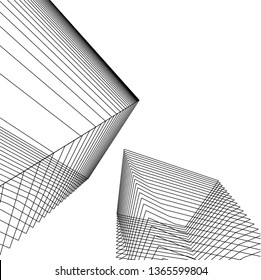abstract 3d architecture
