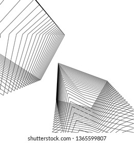 abstract 3d architecture