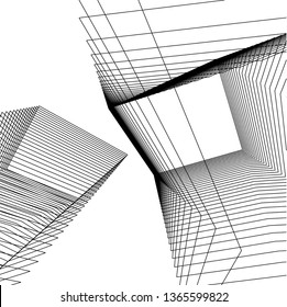 abstract 3d architecture