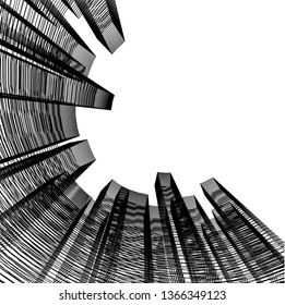 abstract 3d architecture