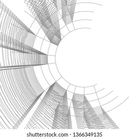 abstract 3d architecture