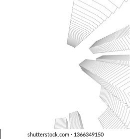 abstract 3d architecture