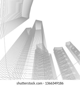 abstract 3d architecture