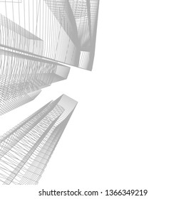 abstract 3d architecture