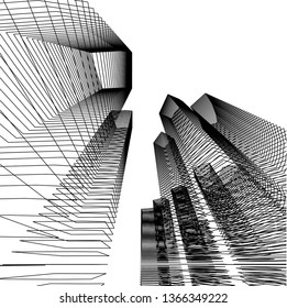 abstract 3d architecture