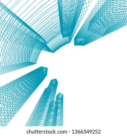 abstract 3d architecture