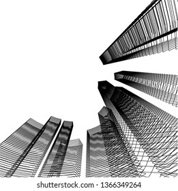 abstract 3d architecture