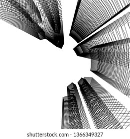 abstract 3d architecture