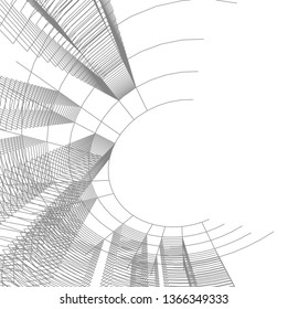 abstract 3d architecture