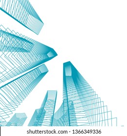 abstract 3d architecture