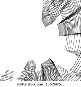 abstract 3d architecture