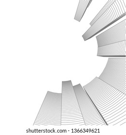 abstract 3d architecture