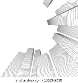 abstract 3d architecture