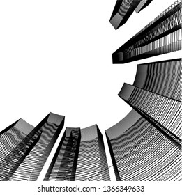 abstract 3d architecture