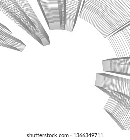 abstract 3d architecture