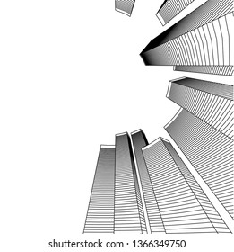 abstract 3d architecture