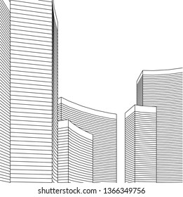 abstract 3d architecture